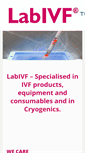 Mobile Screenshot of labivf.com